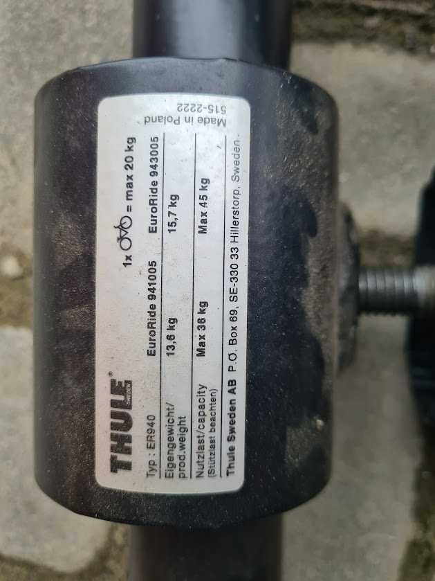Thule EuroRide ER940 14 000 Olx