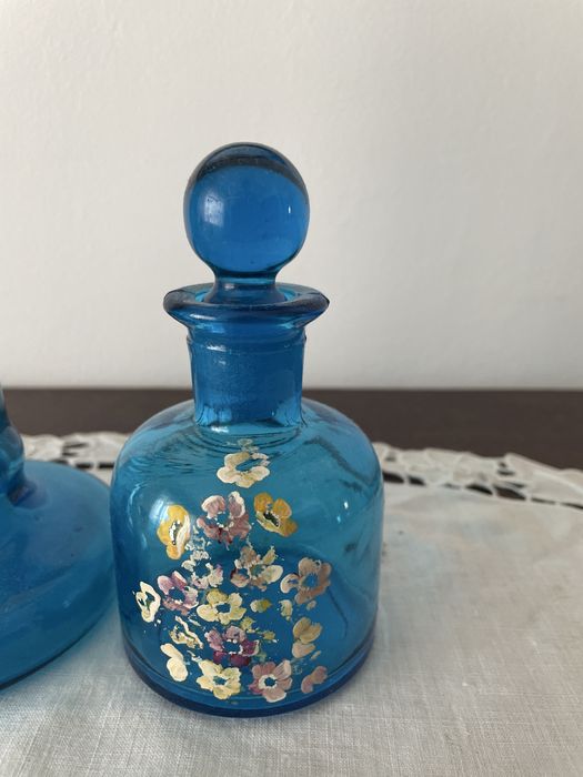 Conjunto de Jarras Decorativas - Pintadas a Mao