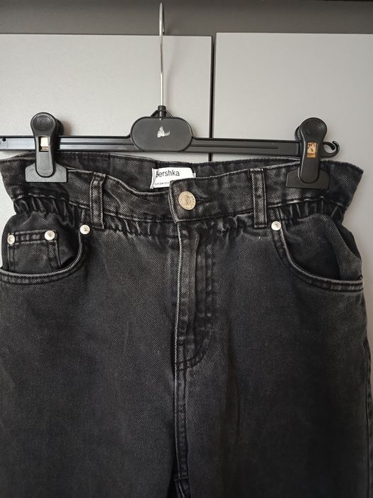 Szerokie spodnie jeansowe Bershka XS