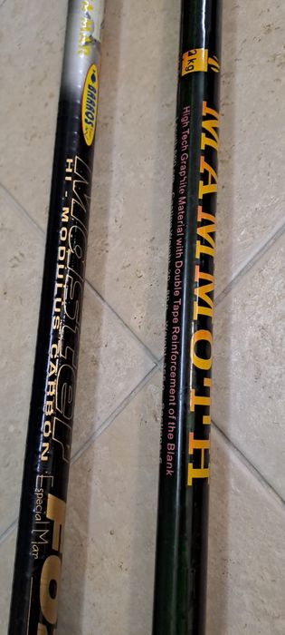 Varios artigos de pesca