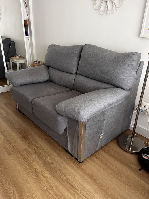 Sofa 2 lugares cinzento