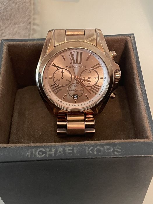Relógio Michael Kors rosa dourado