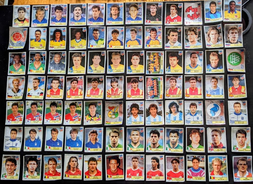 USA 94 - Cromos recuperados