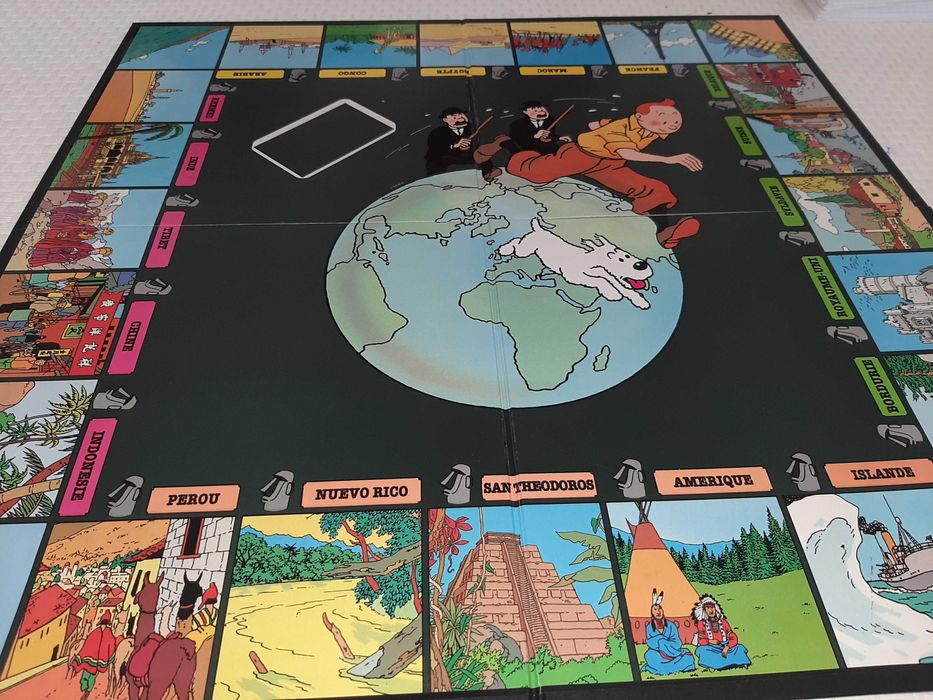 Jogo raro Tintin et le Piege du Totem d Or de Luxe Nathan