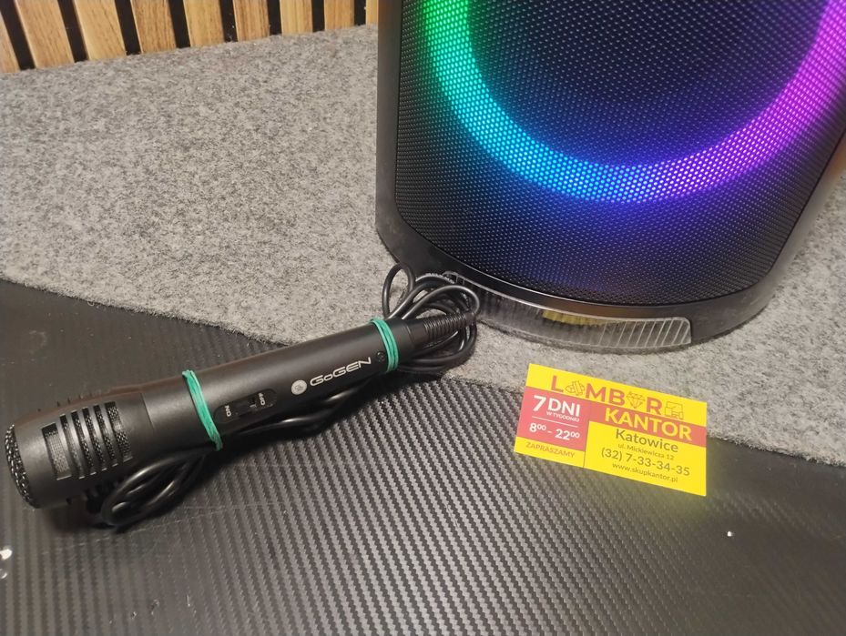 [3434/26] Głośnik karaoke bluetooth Gogen BPS736CD + Mikrofon, moc: 90W