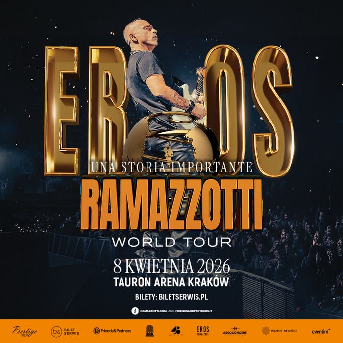 2 bilety koncert Eros Ramazzotti, 8.04, godz 20:00,  Kraków