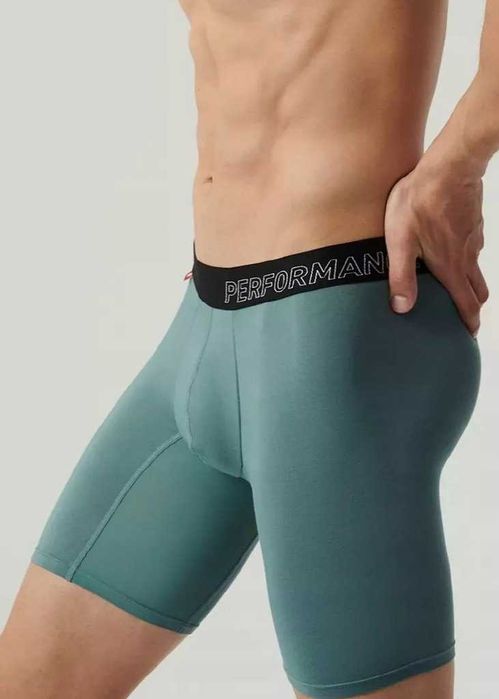 Bokserki Majtki Męskie Bambusowe LONG Performance ATLANTIC rozm. M
