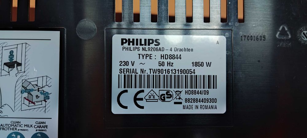 Ekspres do kawy Philips HD8844