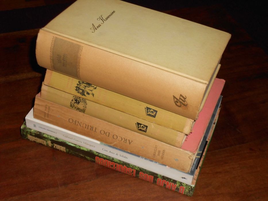 Livros Maugham, Tolstoi, Remarque, Garcia Marquez, Konsalik