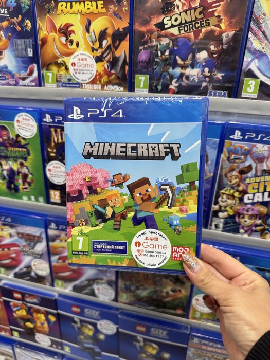 Minecraft PlayStation 4, ps4 Майнкрафт igame