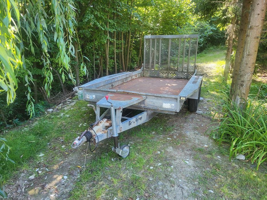Przyczepa do przewozu sprzętu pod minikoparke Brenderup 3.5t