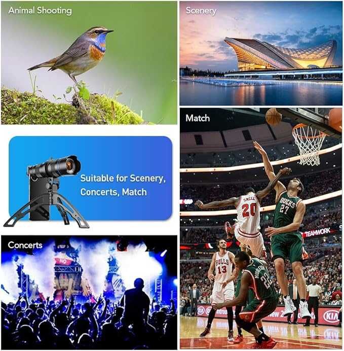 Obiektyw zoomowy HD 20-40X ze statywem