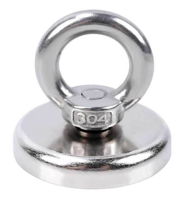 Magnes neodymowy, udźwig 80kg, średnica 48mm z uchwytem Aenienoe