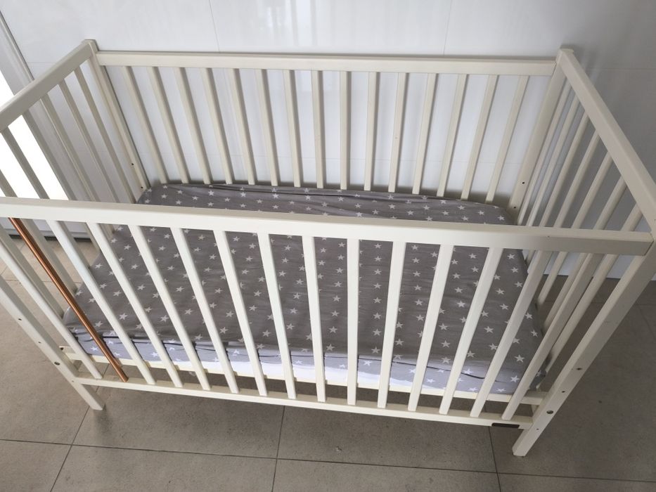 Berço Silva Cot Branco 60x120 Mon Lit Cabane