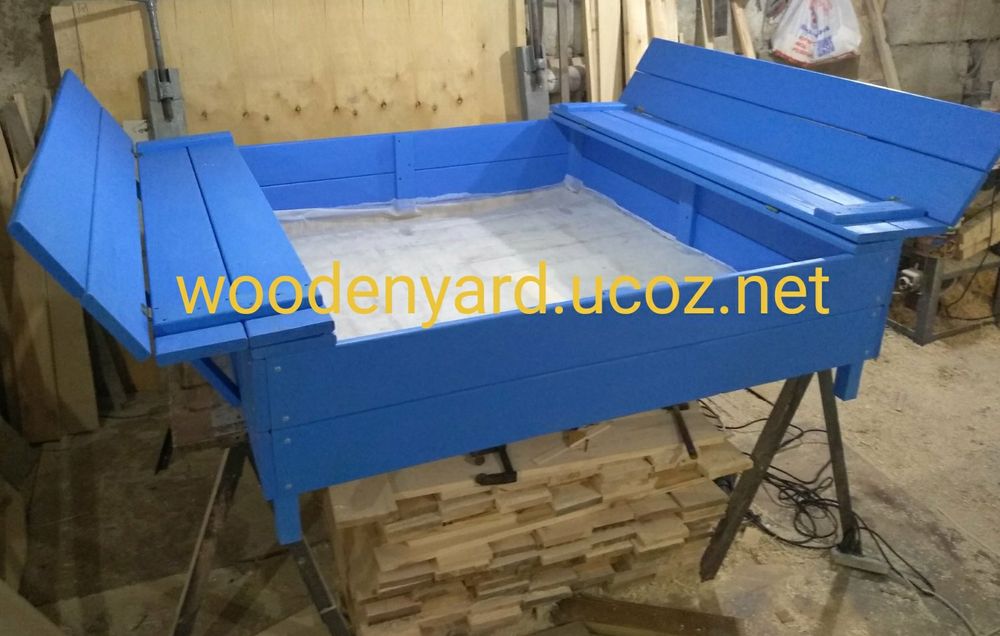 Песочница из дерева