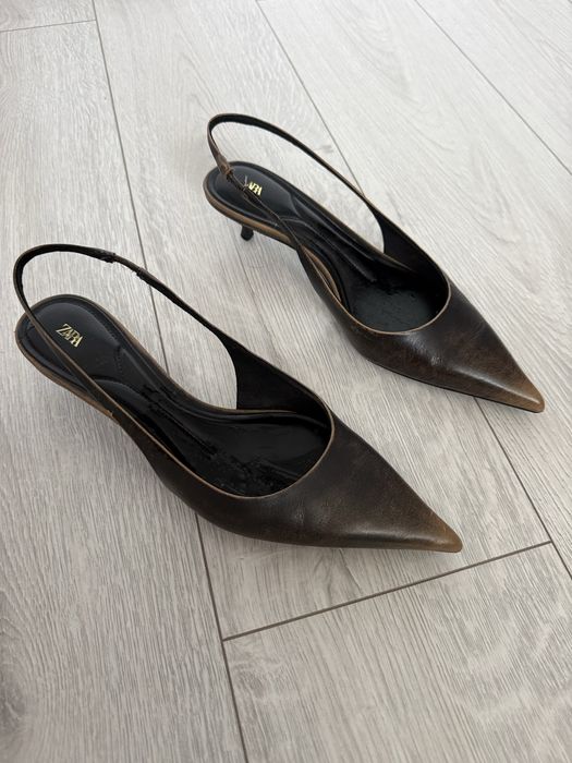 Zara мюлі 4 см каблук