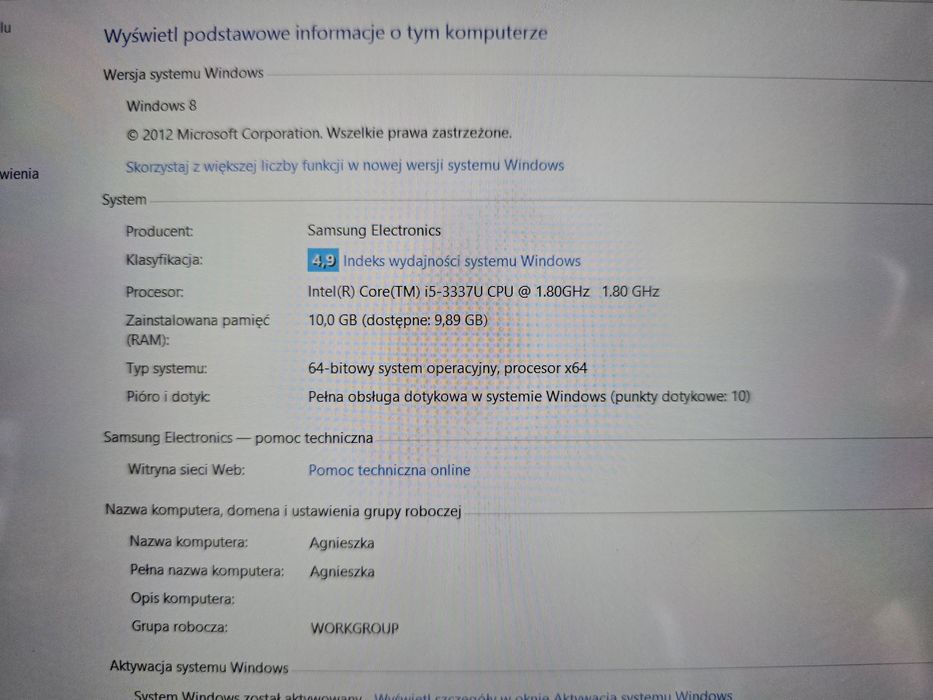 Notebook Samsung 740U