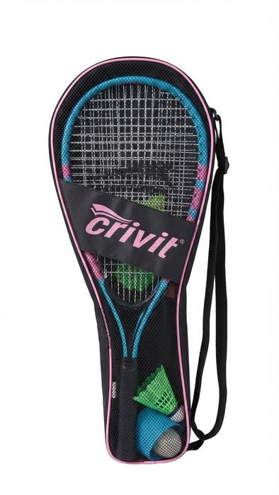 Raquetes de Badminton Crivit com Bolsa e Acessórios