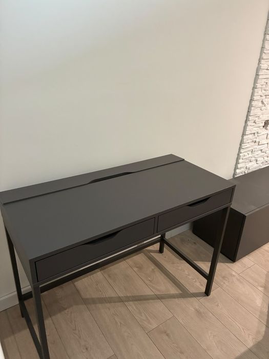 Szare Biurko IKEA Alex