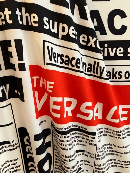 Versace dzianina wiskoza materiał kupon
