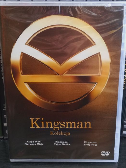 Kingsman 1-3 kolekcja DVD nowe, folia