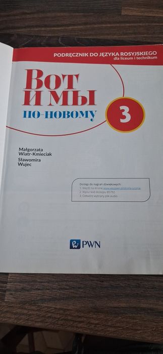 Jezyk rosyjski 3 dla liceum i technikum