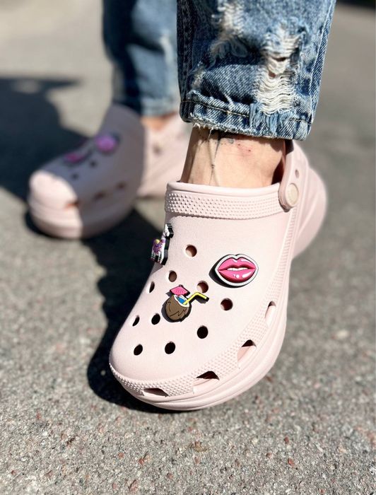 Купить Crocs Classic Bae Powder Жіночі на Платформі