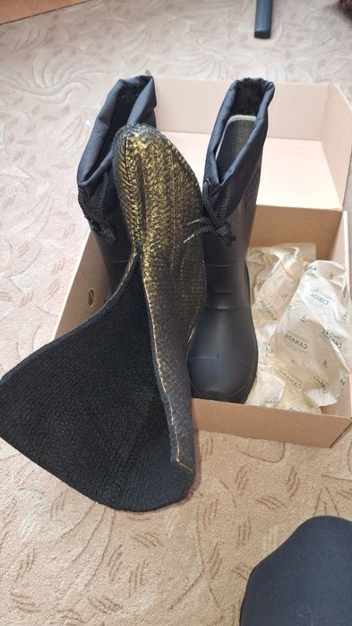 Kamik резинові чоботи/резиновые сапоги , Канада, зимові утеплені нові