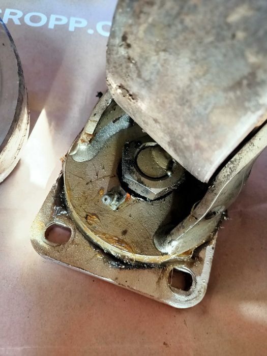Koła obrotowe całe metalowe przemysłowe