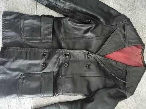 Casaco de cabedal S/M usado