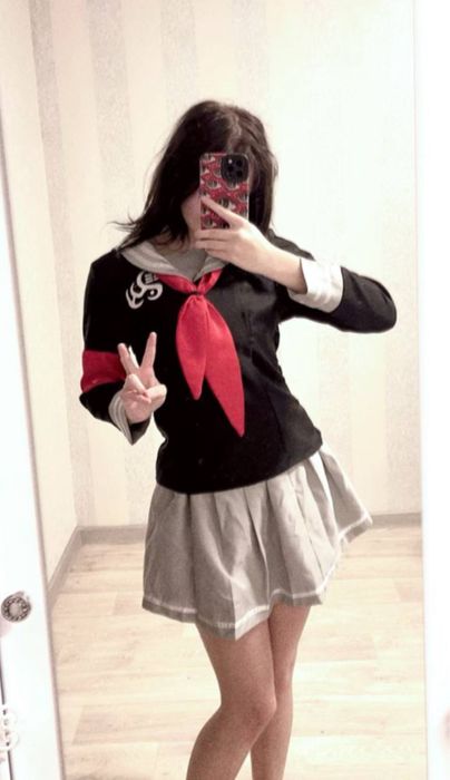 косплей костюм Пеко Пекояма, аніме шкільна форма розмір М. Danganronpa