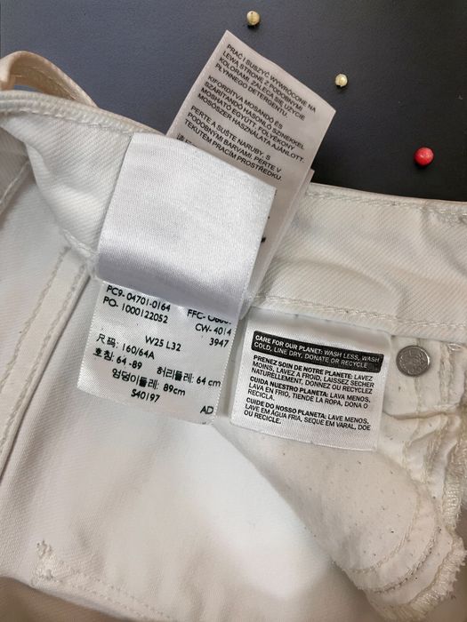 Levi’s Demi Curve Mid Rise Slim roz. W25 L32 damskie dżinsy