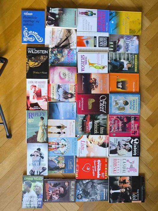 Zestaw 34 książek: Wildstein, Grochola, Steel, Roberts, Wyprzedaż Mix!