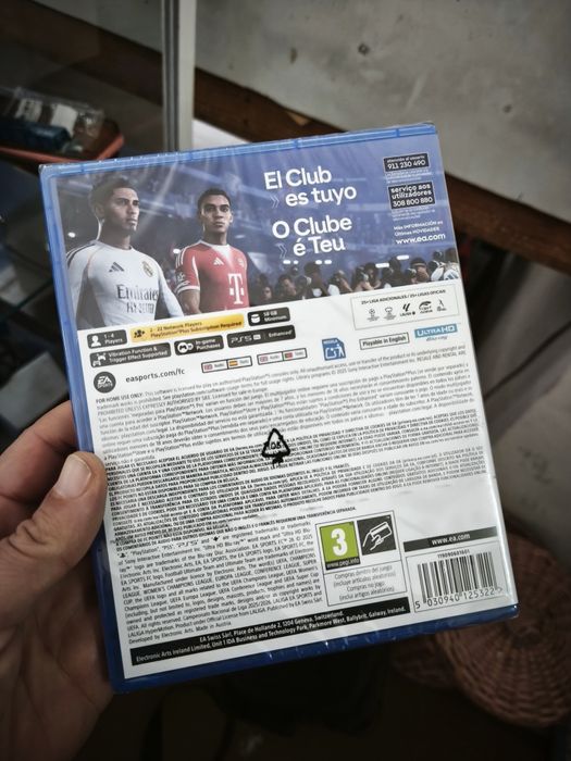 FC 26 Ps5 novo e selado poderei aceitar retomas