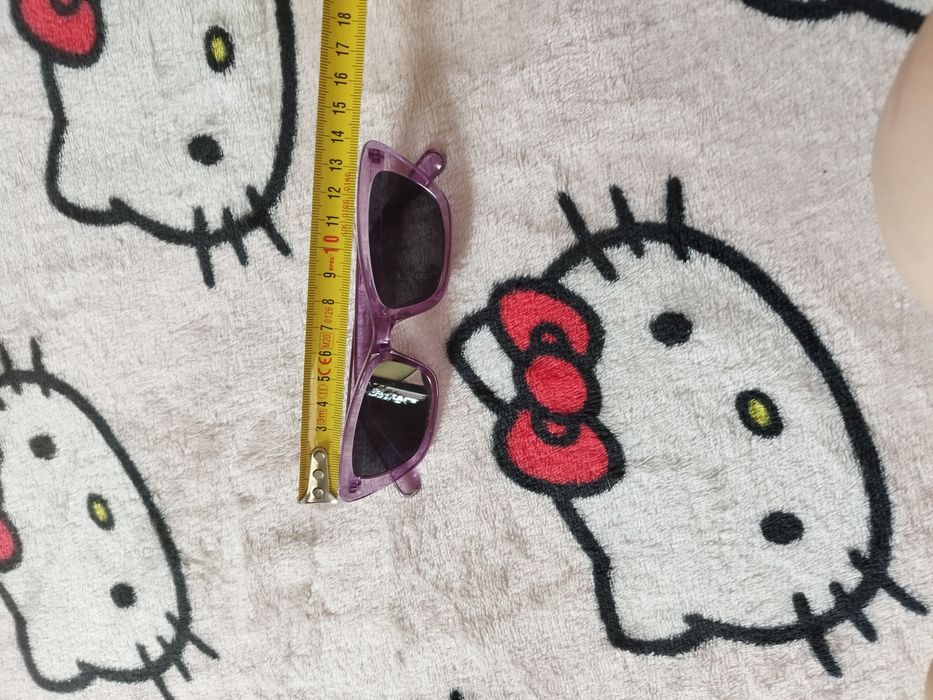 Okulary techno szybkie purple glasses