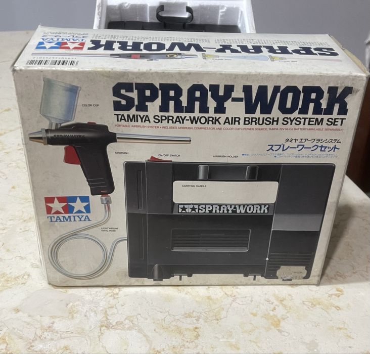 Aerógrafo compressor Tamiya como novo.