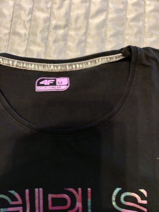 Zestaw czarnych T-shirt 4f i Gina Benotti rozmiar M
