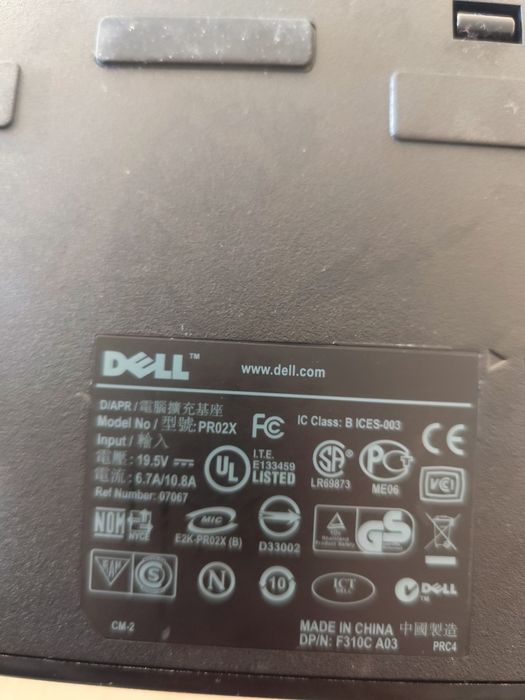 Dock station para portátil DELL64750719396226122