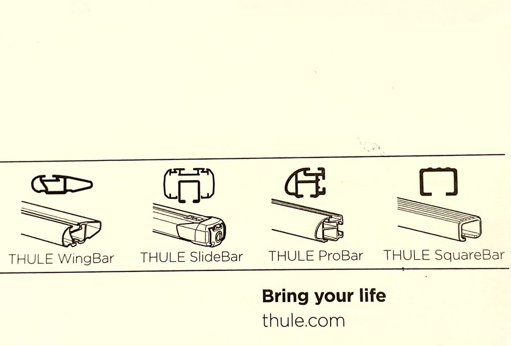 4 suportes Thule rapid system 753 + Kit 4018