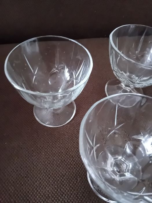 Pucharki do lodów francuskie szkło plus gratis