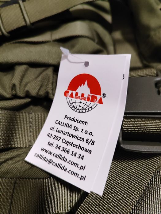 Plecak Callida ze stelażem wewnętrznym