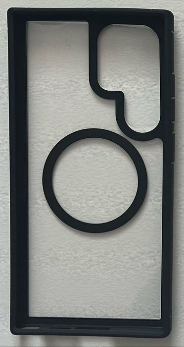 TAURI etui 5w1 Samsung S24 Ultra MagSafe Black przeźroczysty