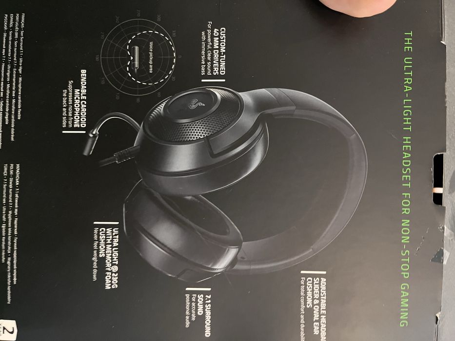 Słuchawki kraken x lite razer