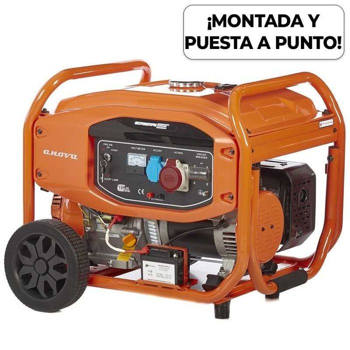 gerador a gasolina 7000w/8 75kva gc7000e Anova trifásico