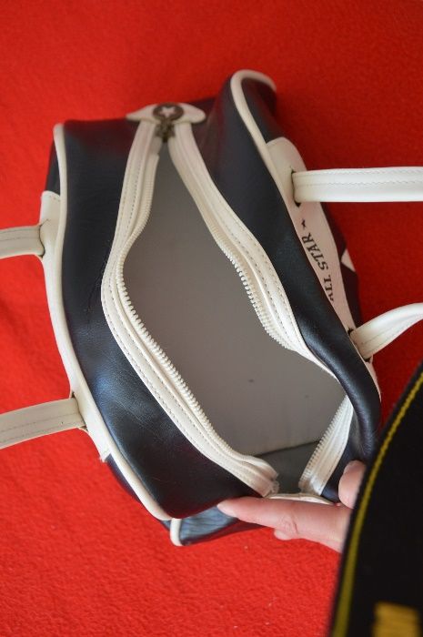 Torebka Converse All Star. CzaRNO-BIAŁA. Zadbana.