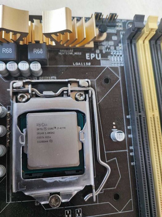 Asus Z87-С (s1150) + 16GB DDR3 + Intel core i7 4770