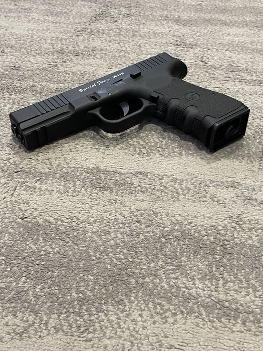 PISTOLA GLOCK FORCE CO2 4.5 AÇO BLOWBACK TIRO DESPORTIVO (ENVIO GRATIS