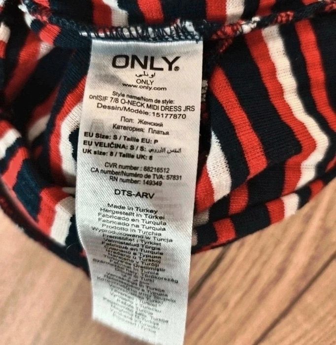 Sukienka prążkowana w paski r.S Only