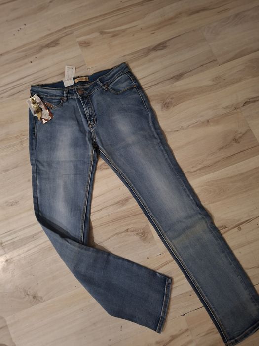 Spodnie Jeansowe rurki damskie sunday 44
