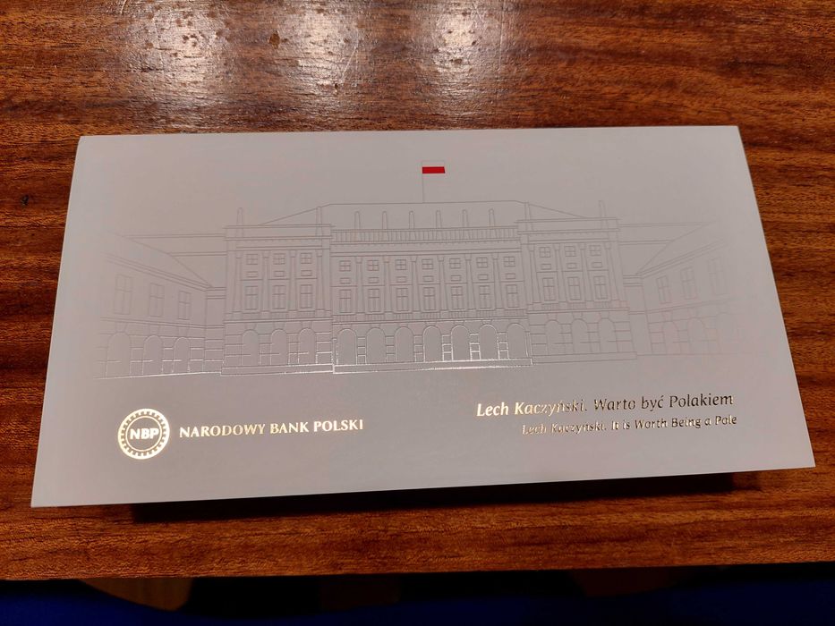 Banknot kolekcjonerski 20 zł, Lech Kaczyński, Warto być Polakiem.